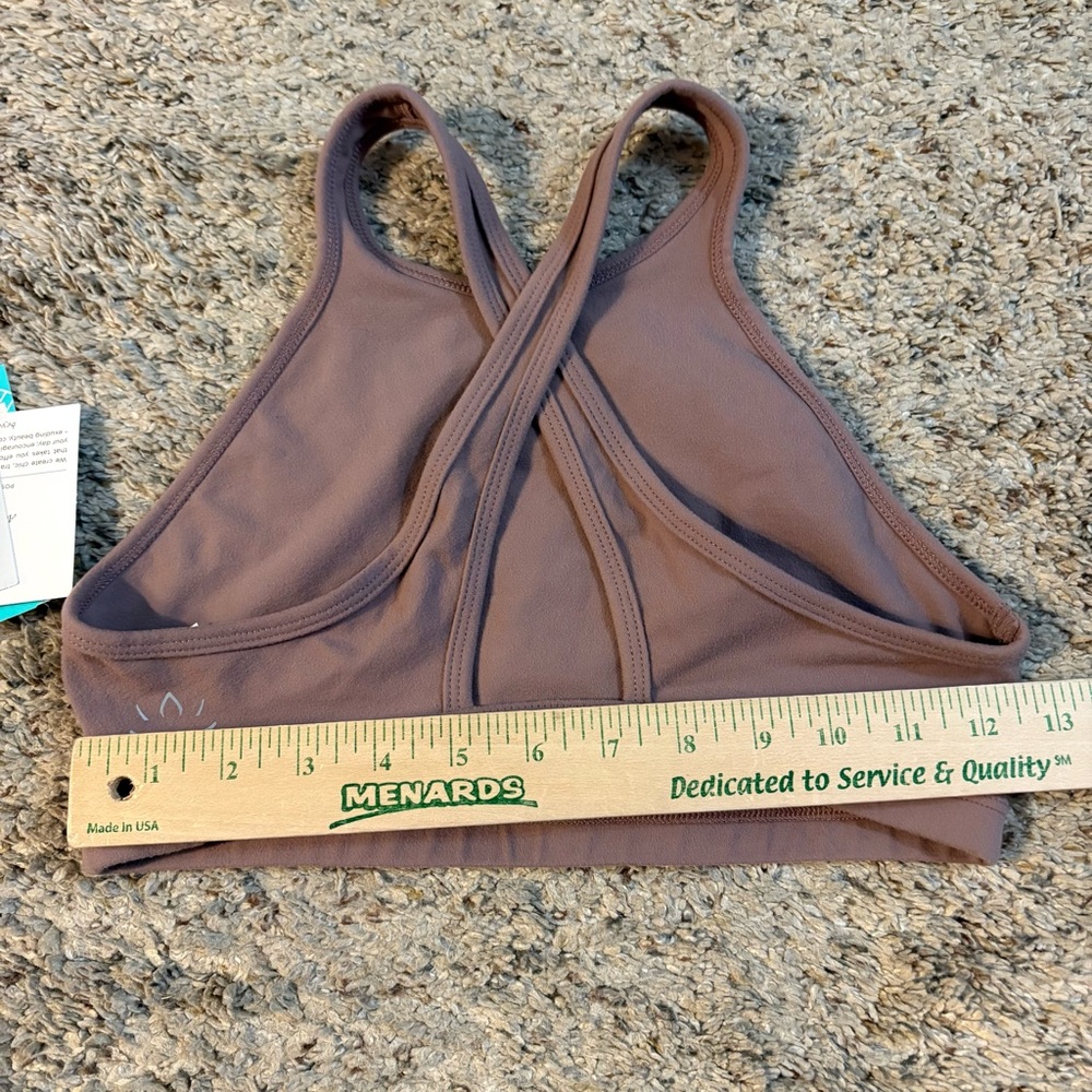 Beyond Yoga Dusty Mauve Studio Sports Bra Size Small NWT - Picture 11 of 11